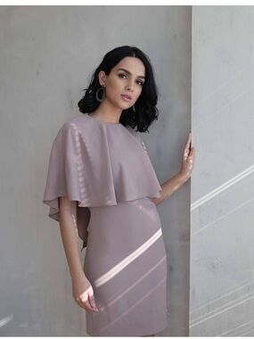 Ellie Makir Cape Dress